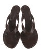 Le Monde Beryl Leather Flip Flops