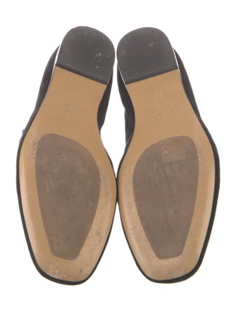 Le Monde Beryl Suede Grosgrain Trim Mary Jane Flats