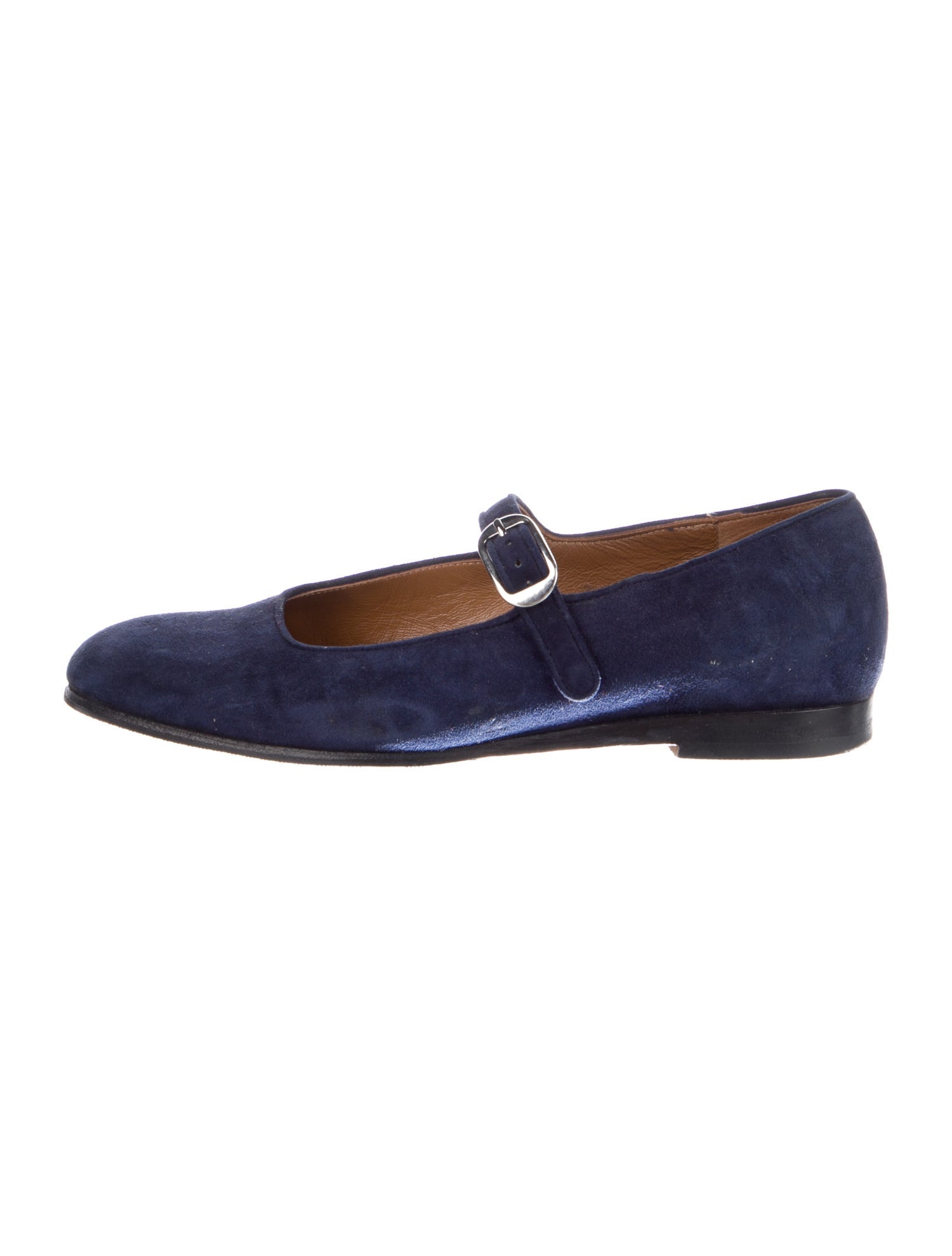 Le Monde Beryl Velvet Mary Jane Flats