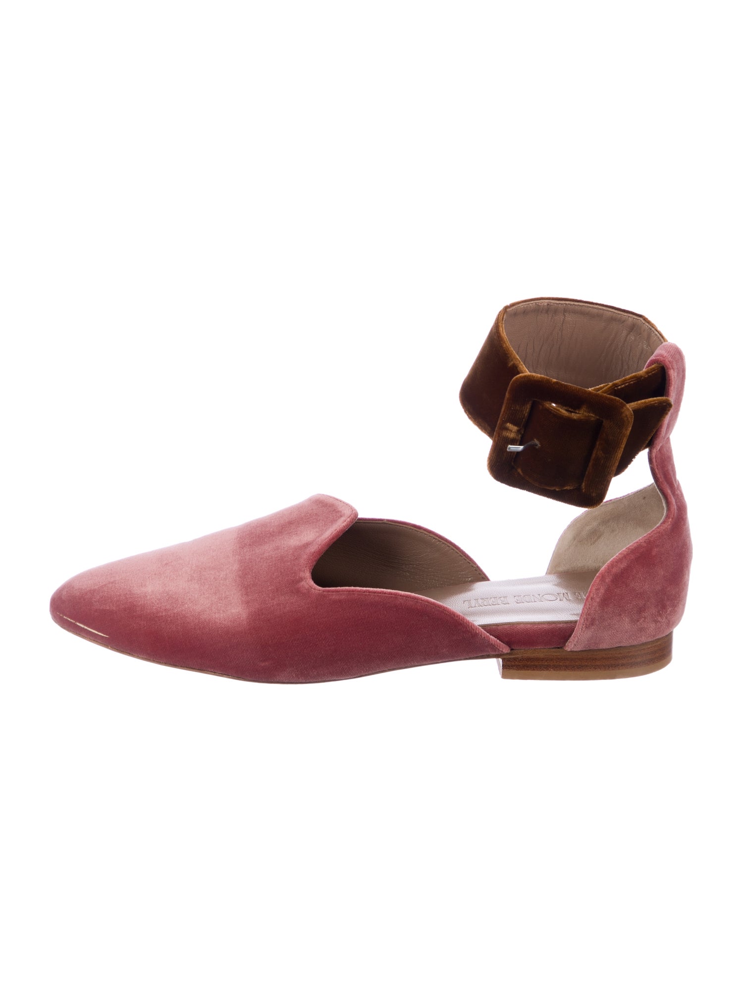 Le Monde Beryl Velvet D'Orsay Flats
