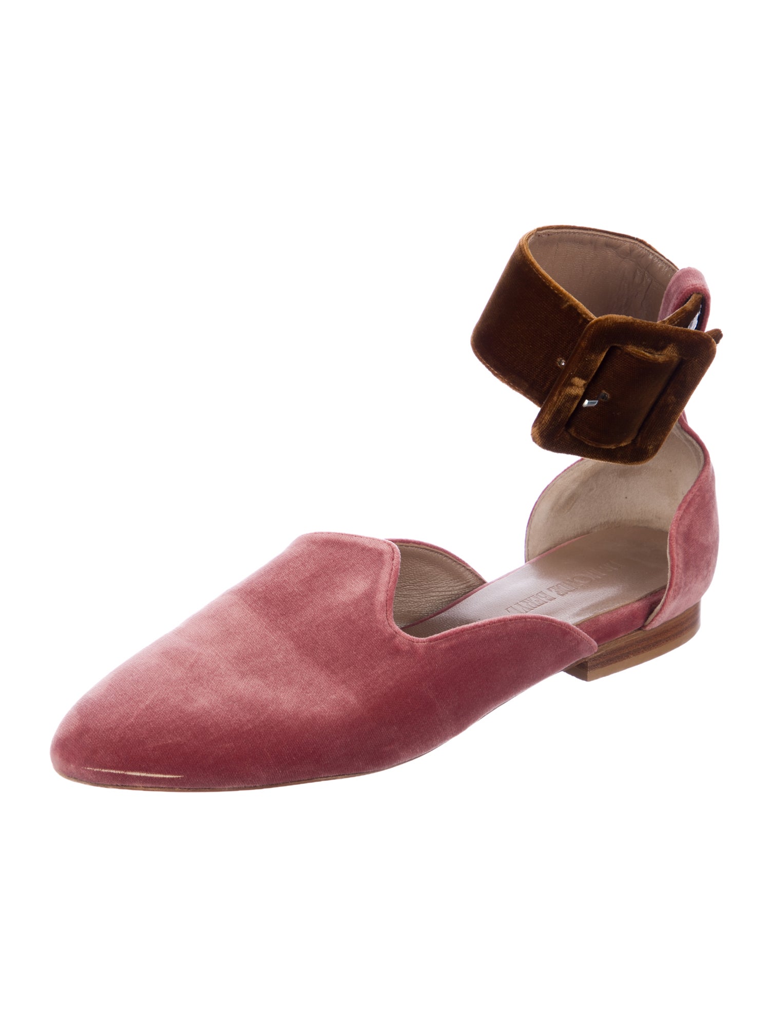 Le Monde Beryl Velvet D'Orsay Flats