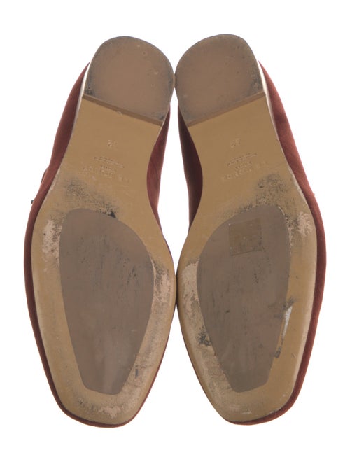 Le Monde Beryl Suede Grosgrain Trim Mary Jane Flats