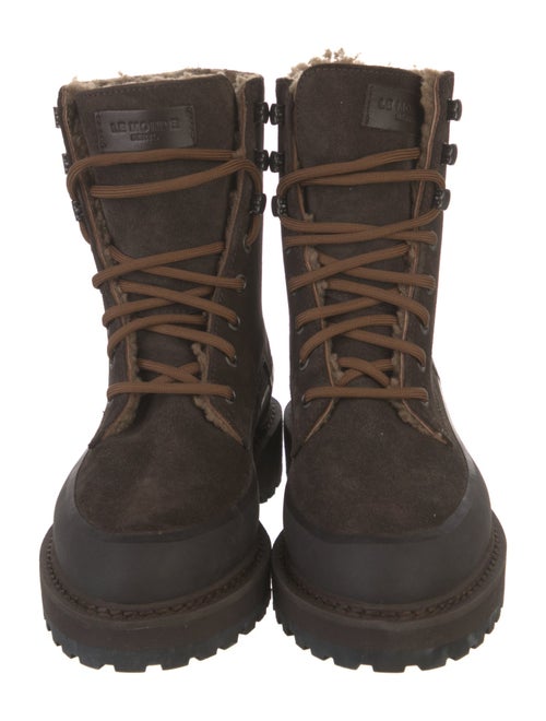 Le Monde Beryl Suede Combat Boots