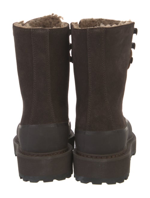 Le Monde Beryl Suede Combat Boots