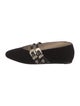 Le Monde Beryl Velvet Mary Jane Flats