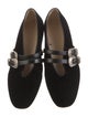 Le Monde Beryl Velvet Mary Jane Flats