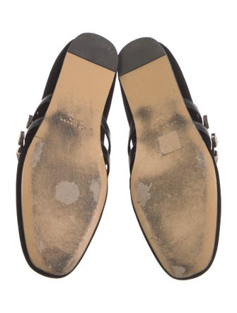 Le Monde Beryl Velvet Mary Jane Flats