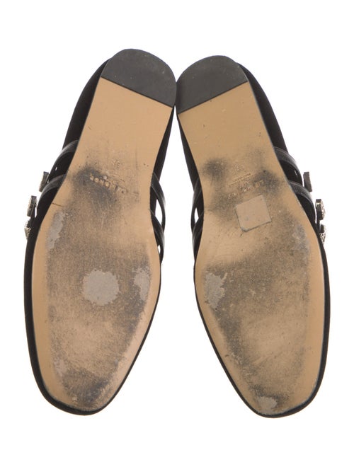 Le Monde Beryl Velvet Mary Jane Flats