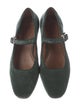 Le Monde Beryl Velvet Grosgrain Trim Mary Jane Flats