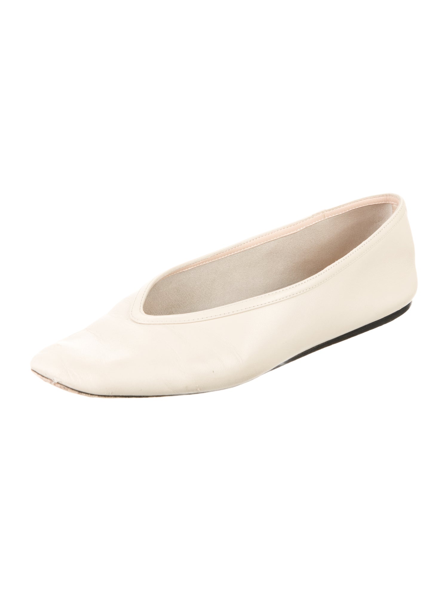 Le Monde Beryl Leather Ballet Flats