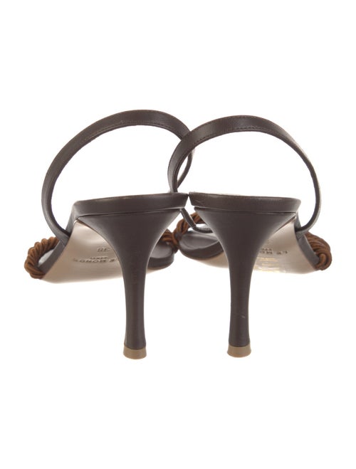 Le Monde Beryl Leather Slingback Sandals