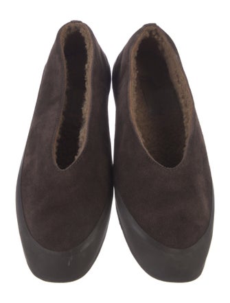 Le Monde Beryl Suede Faux Fur Trim Sneakers