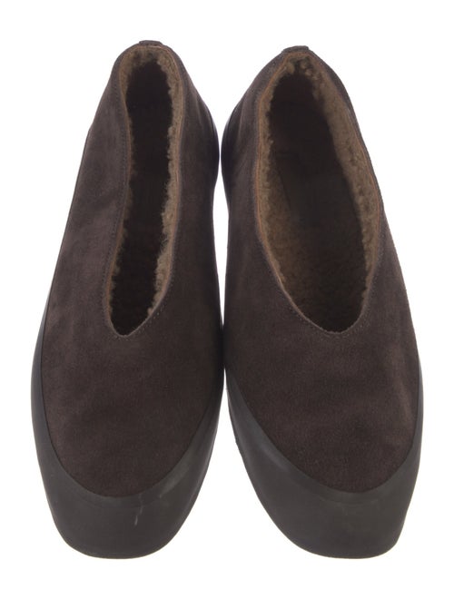 Le Monde Beryl Suede Faux Fur Trim Sneakers