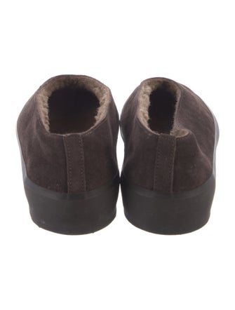 Le Monde Beryl Suede Faux Fur Trim Sneakers