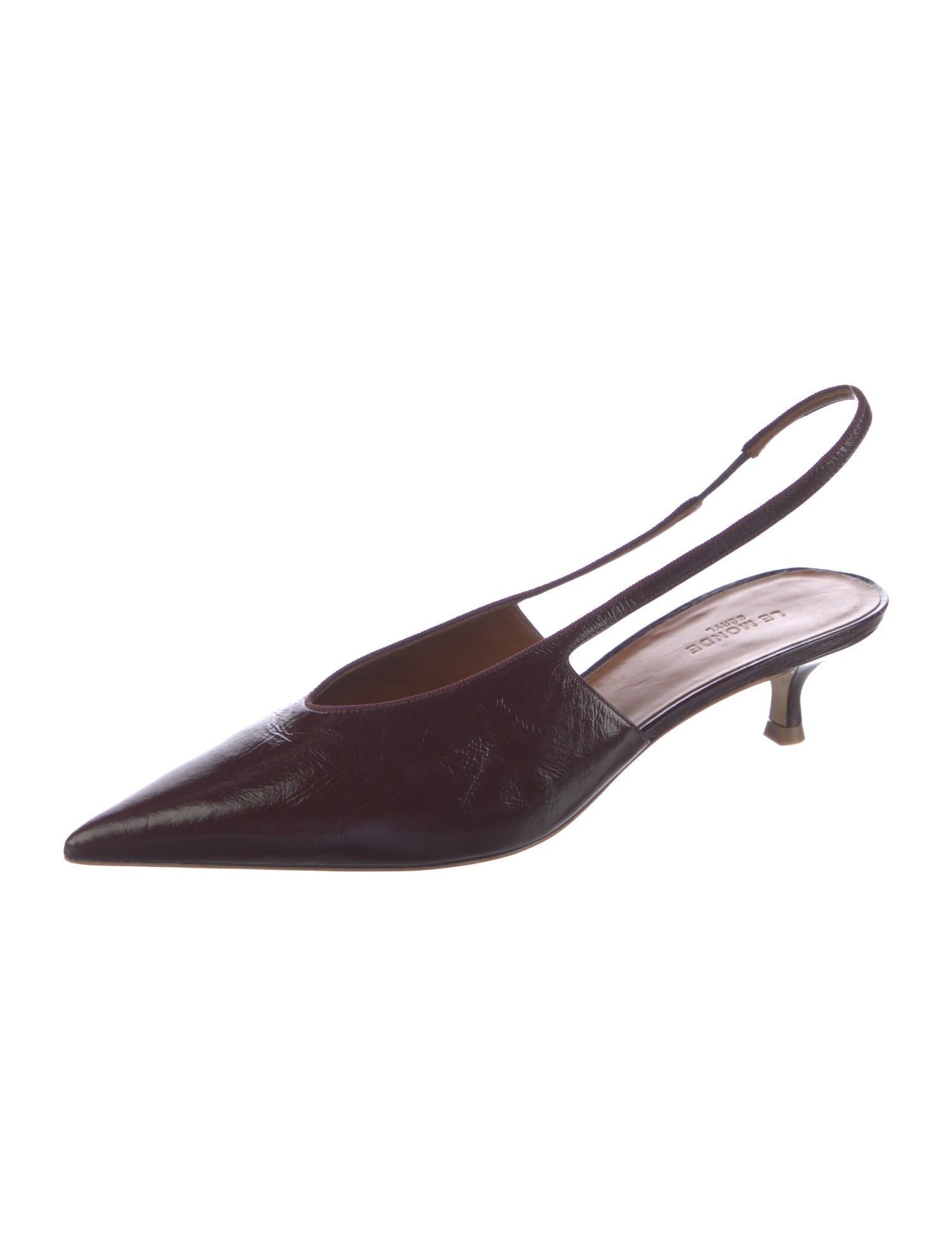 Le Monde Beryl Leather Slingback Pumps