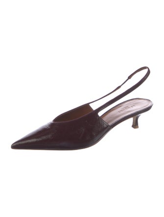 Le Monde Beryl Leather Slingback Pumps