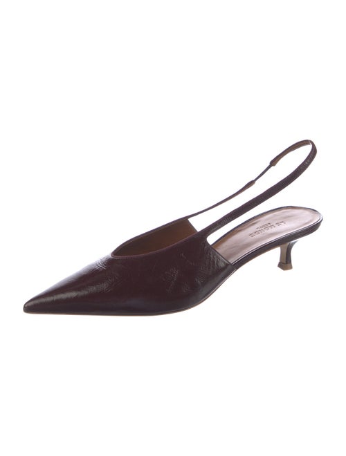 Le Monde Beryl Leather Slingback Pumps