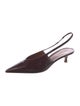 Le Monde Beryl Leather Slingback Pumps
