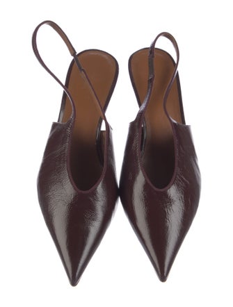 Le Monde Beryl Leather Slingback Pumps