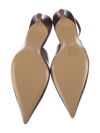 Le Monde Beryl Leather Slingback Pumps