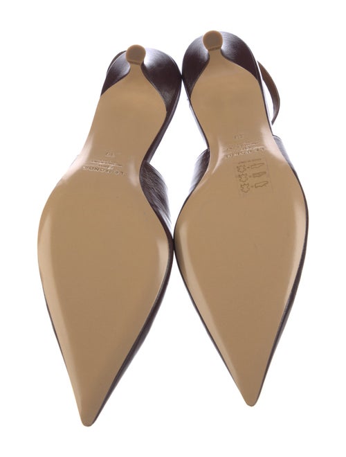 Le Monde Beryl Leather Slingback Pumps