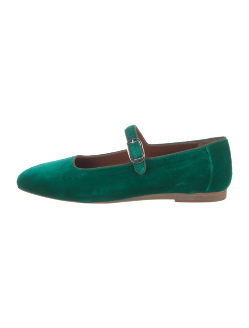 Le Monde Beryl Velvet Mary Jane Flats