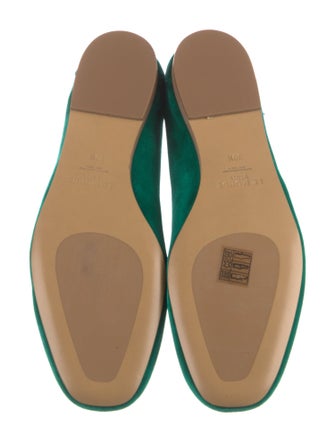 Le Monde Beryl Velvet Mary Jane Flats
