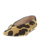 Le Monde Beryl Velvet Animal Print Ballet Flats