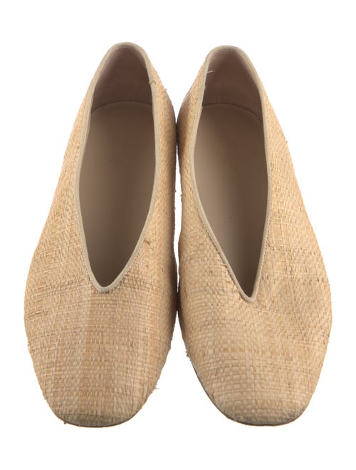 Le Monde Beryl Straw Ballet Flats