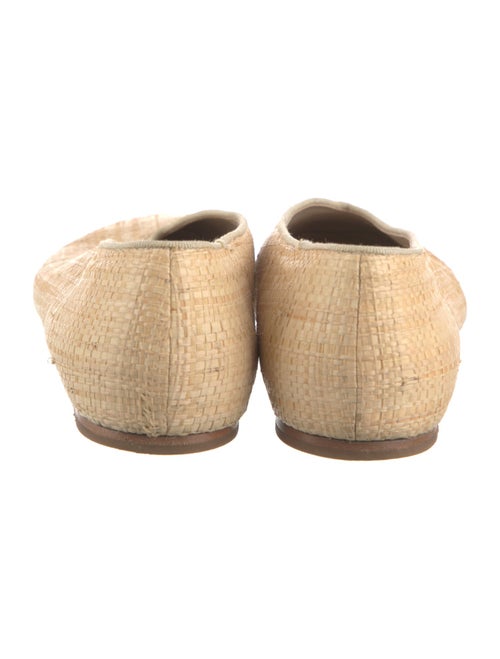 Le Monde Beryl Straw Ballet Flats