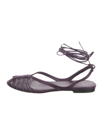 Le Monde Beryl Leather Gladiator Sandals