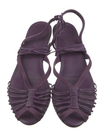 Le Monde Beryl Leather Gladiator Sandals