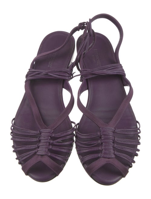 Le Monde Beryl Leather Gladiator Sandals