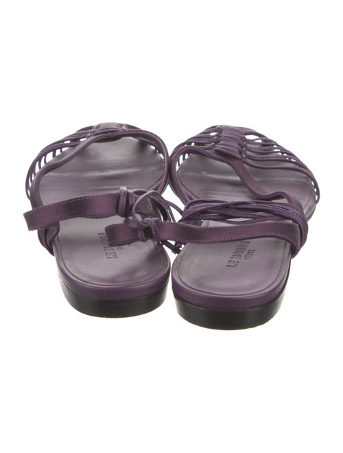 Le Monde Beryl Leather Gladiator Sandals