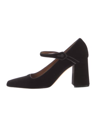 Le Monde Beryl Velvet Pumps