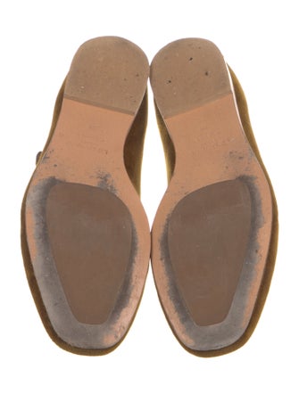 Le Monde Beryl Velvet Mary Jane Flats