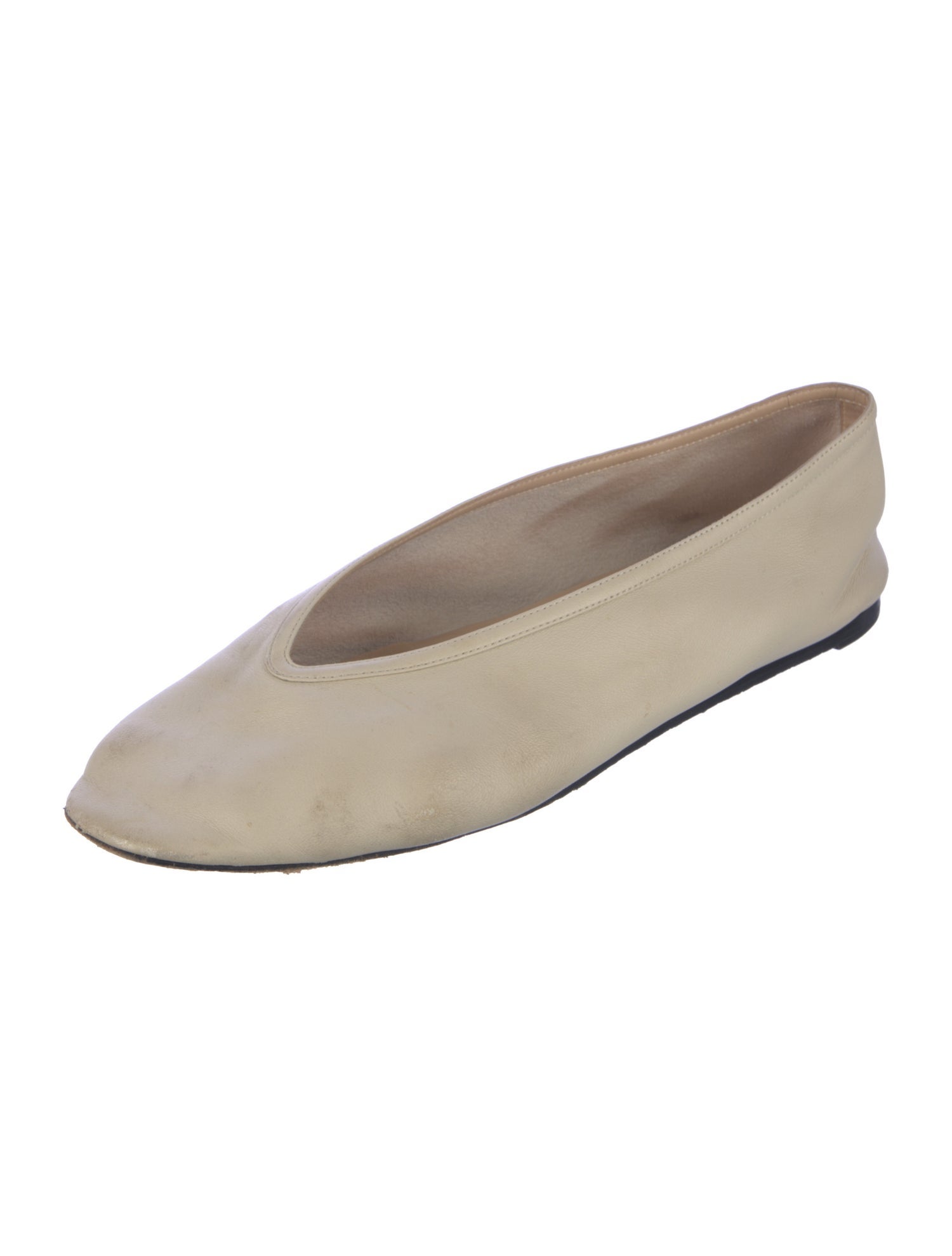 Le Monde Beryl Leather Ballet Flats