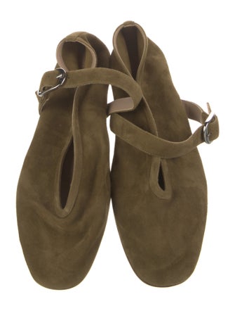 Le Monde Beryl Suede Mary Jane Flats