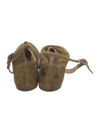 Le Monde Beryl Suede Mary Jane Flats