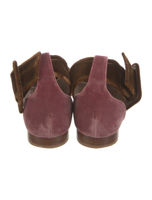 Le Monde Beryl Velvet D'Orsay Flats