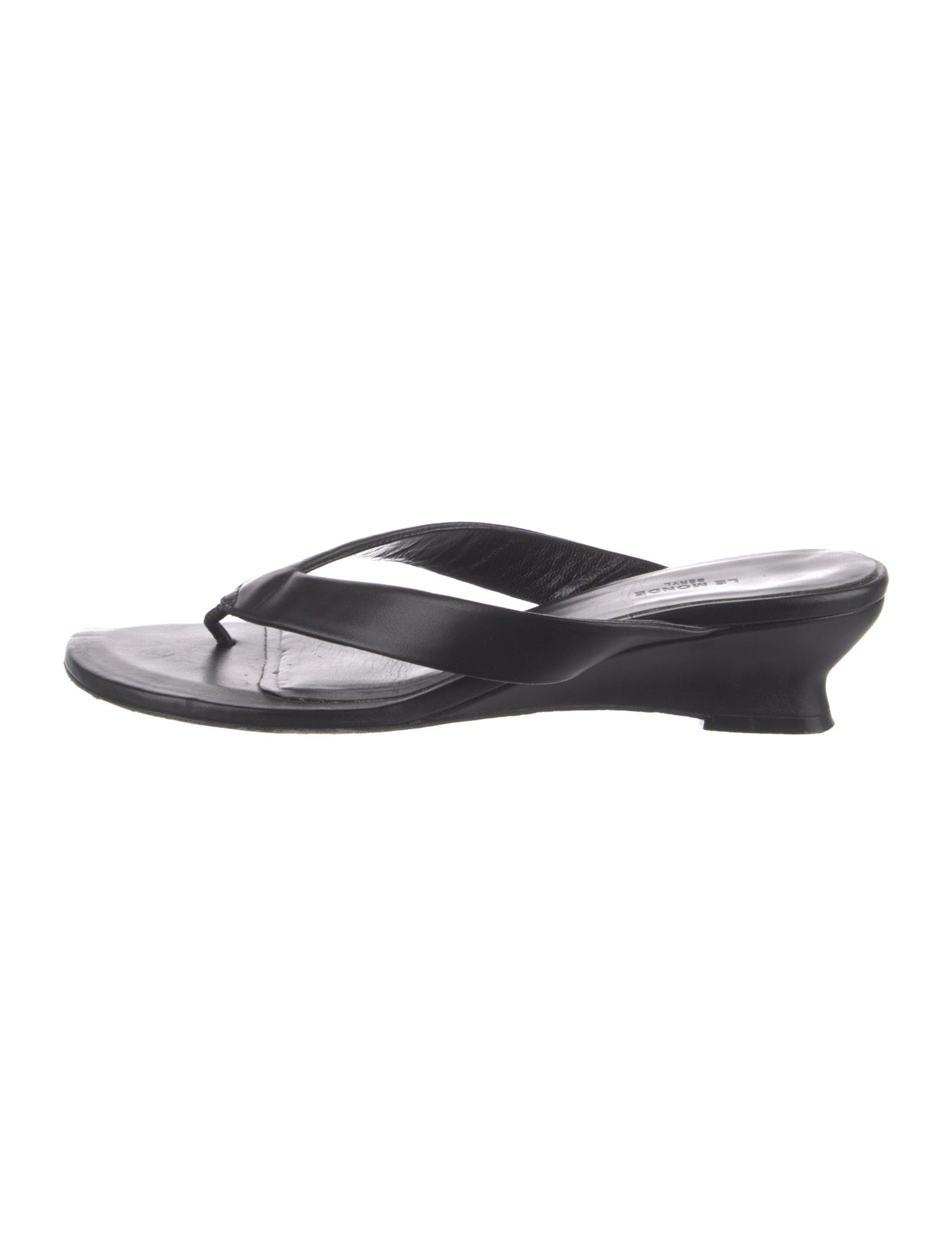Le Monde Beryl Leather Flip Flops