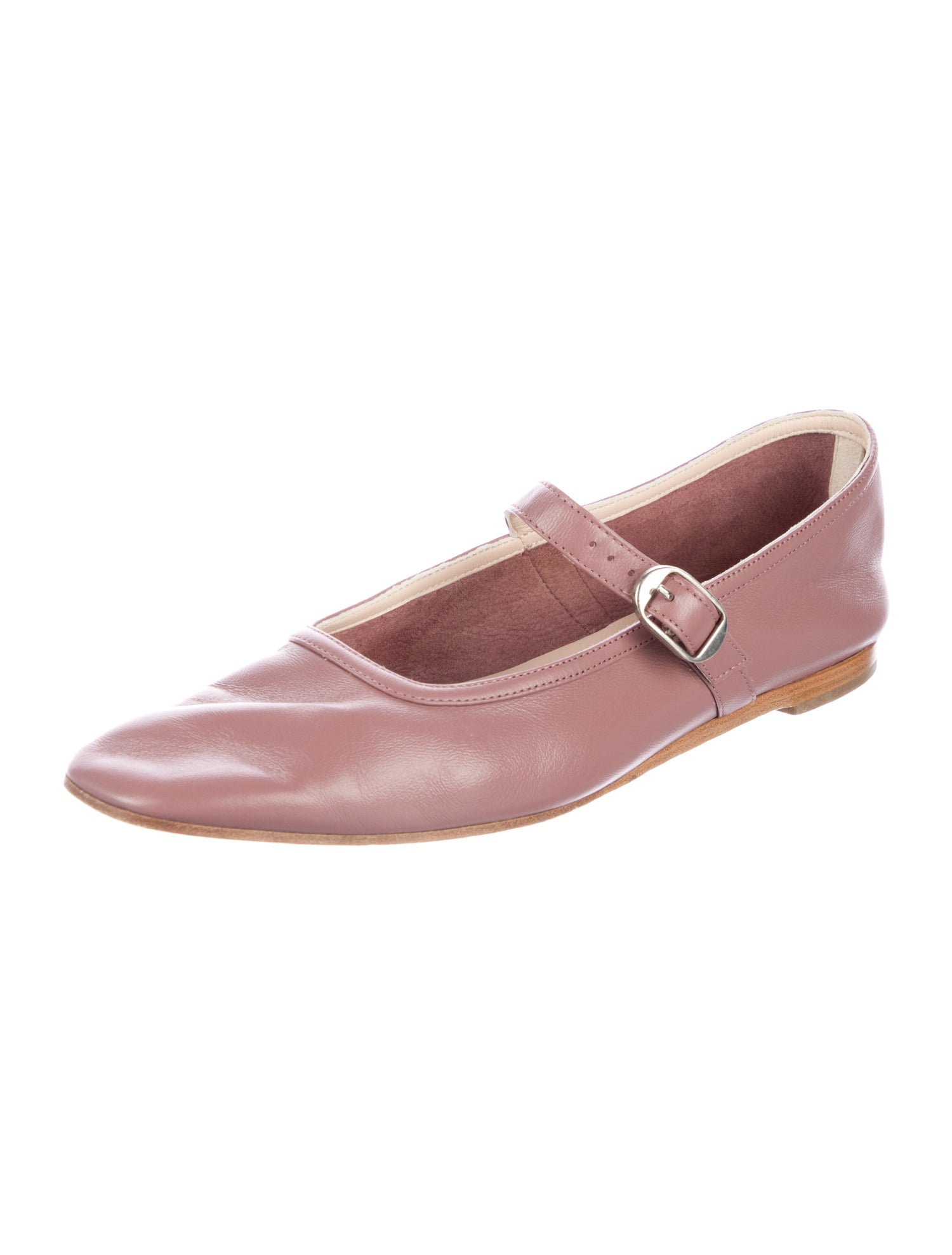Le Monde Beryl Leather Mary Jane Flats