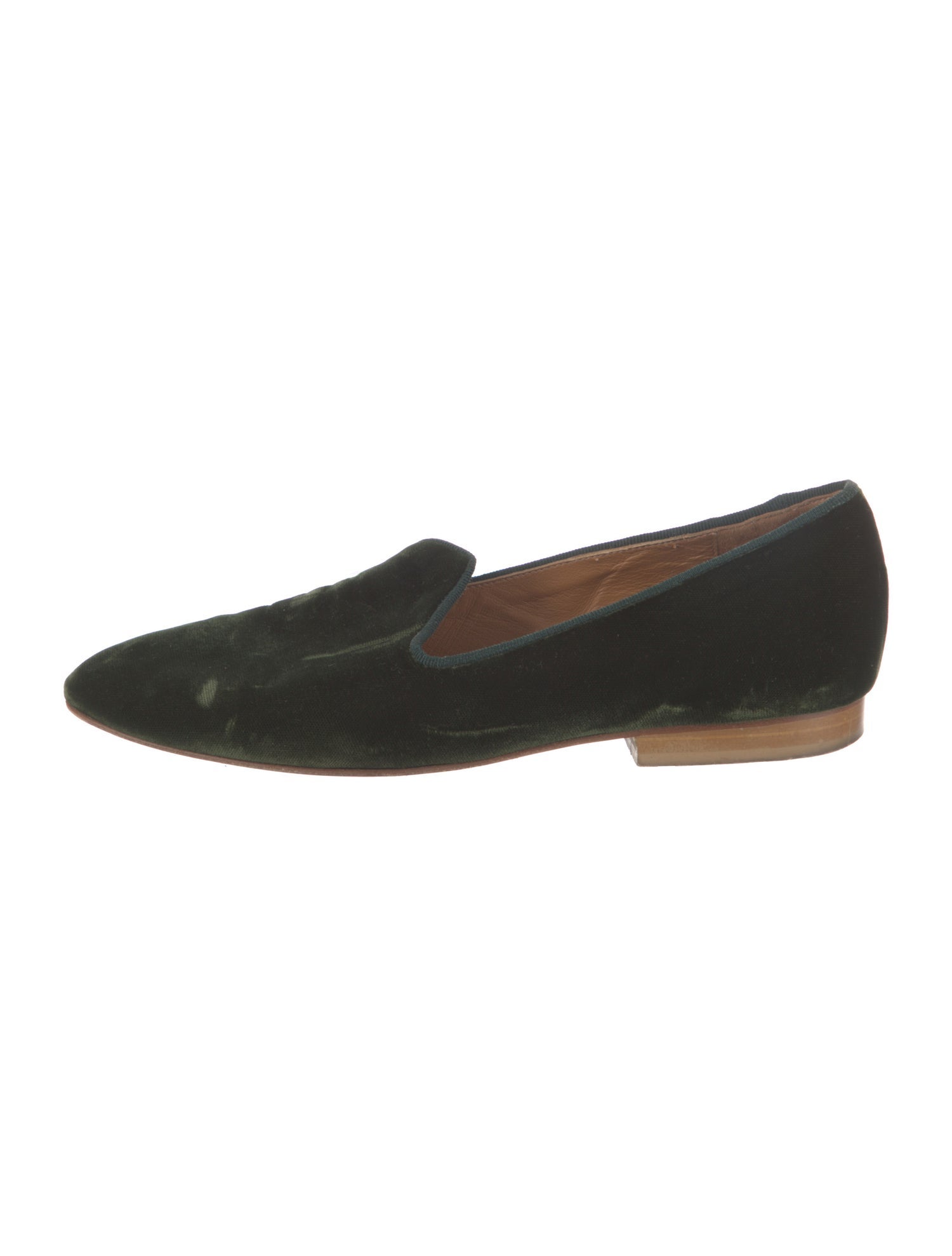 Le Monde Beryl Velvet Loafers