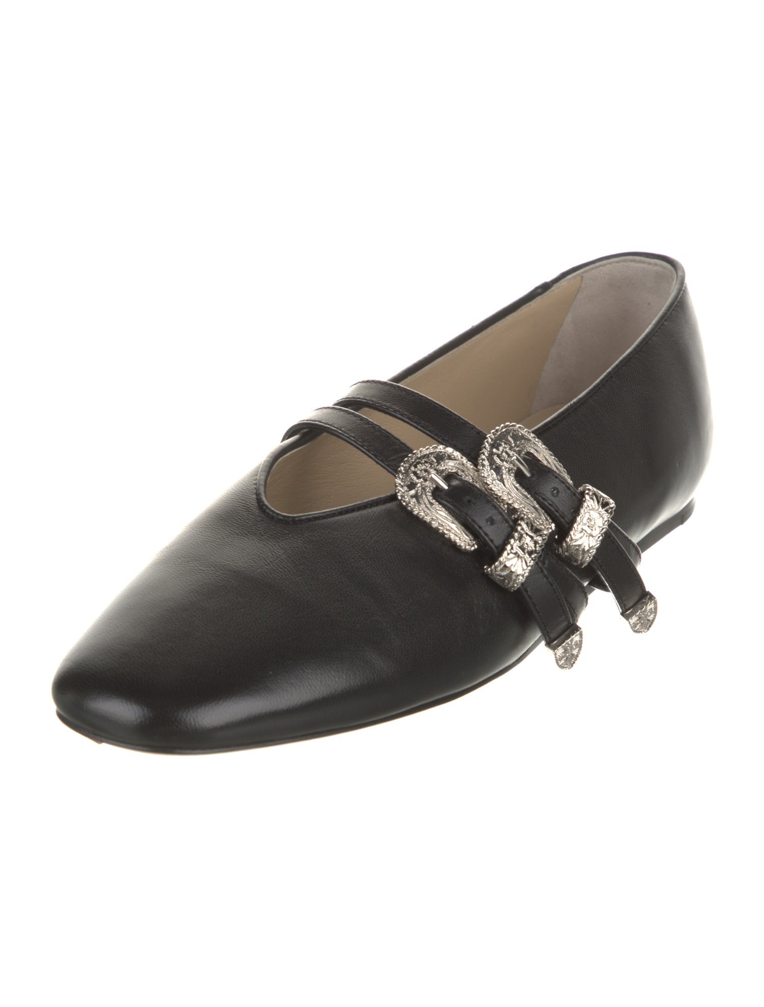 Le Monde Beryl Leather Mary Jane Flats