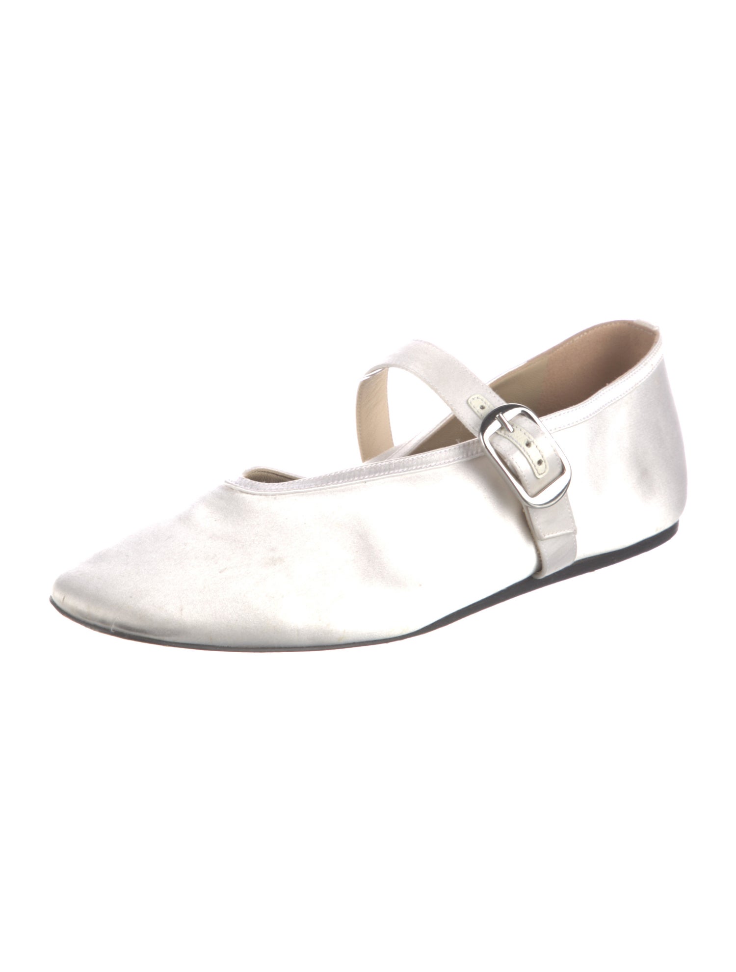 Le Monde Beryl Satin Mary Jane Flats