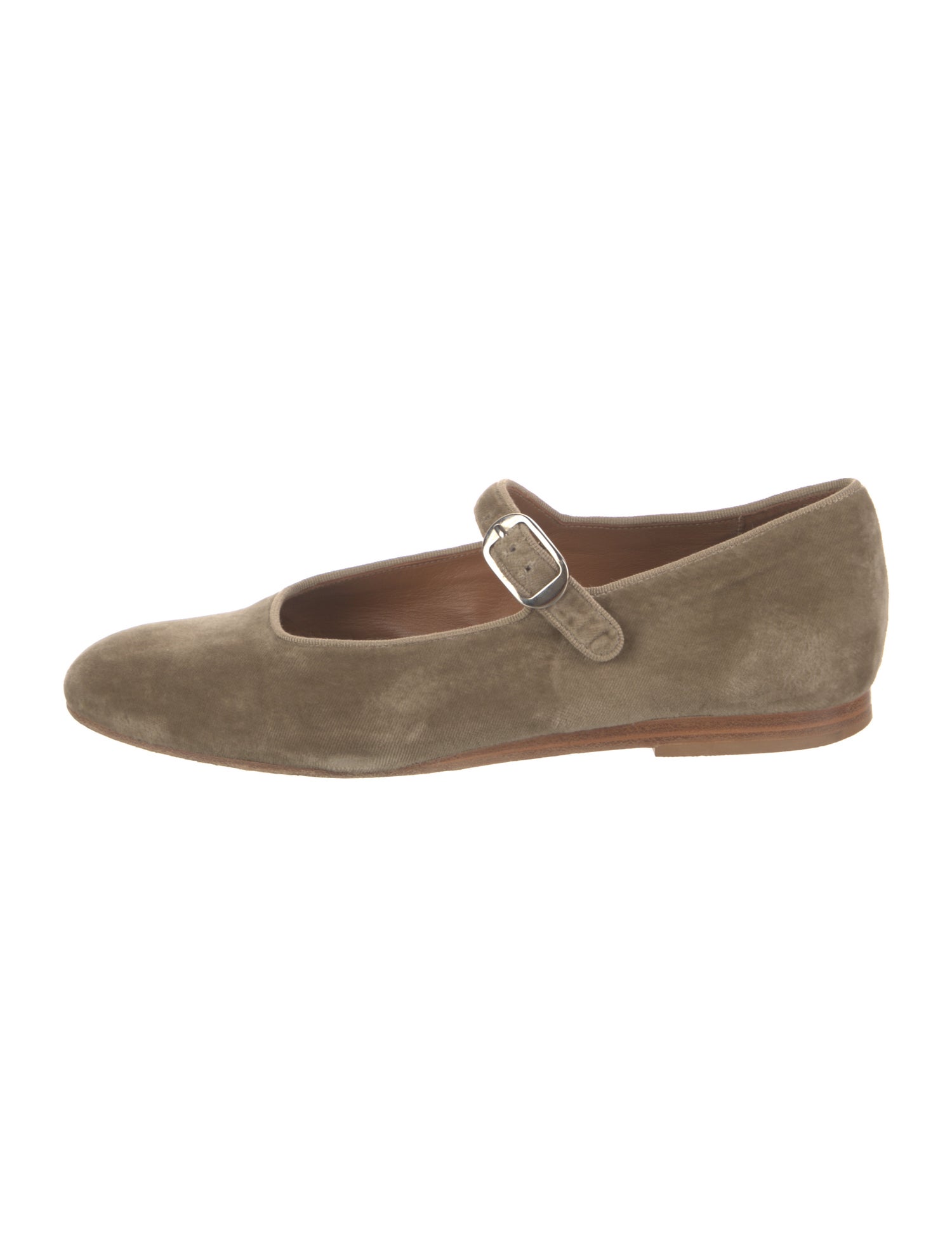 Le Monde Beryl Velvet Mary Jane Flats