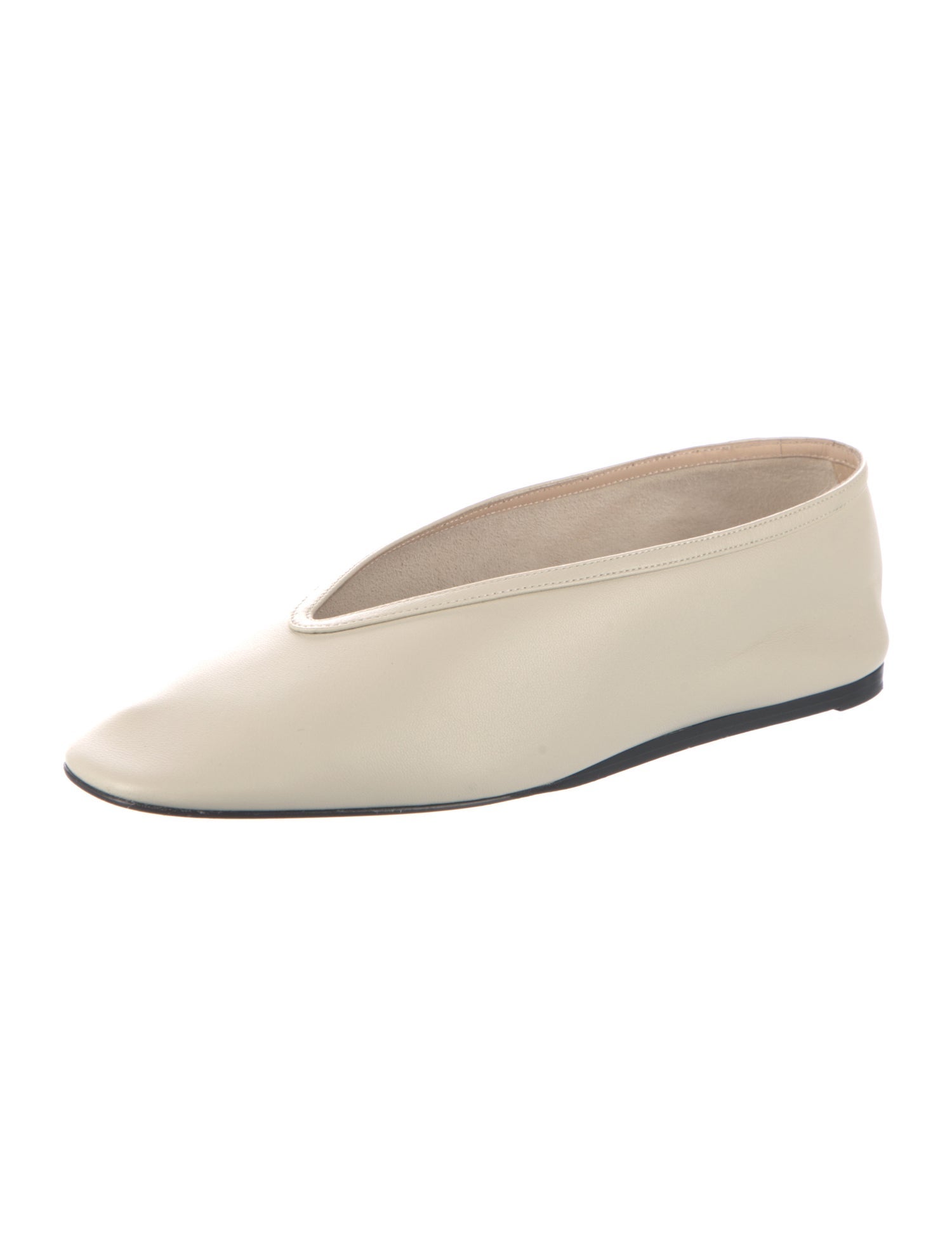 Le Monde Beryl Leather Ballet Flats