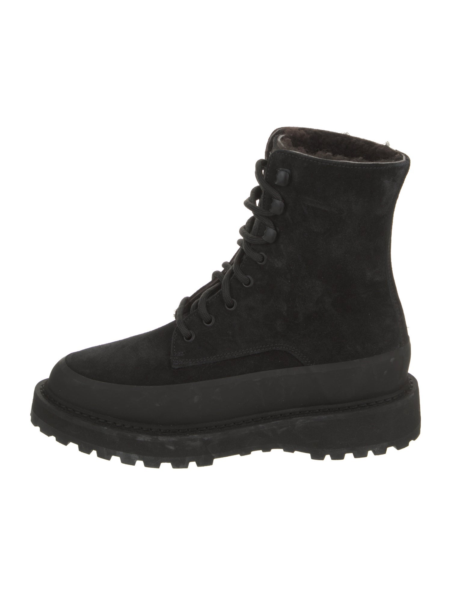 Le Monde Beryl Suede Combat Boots