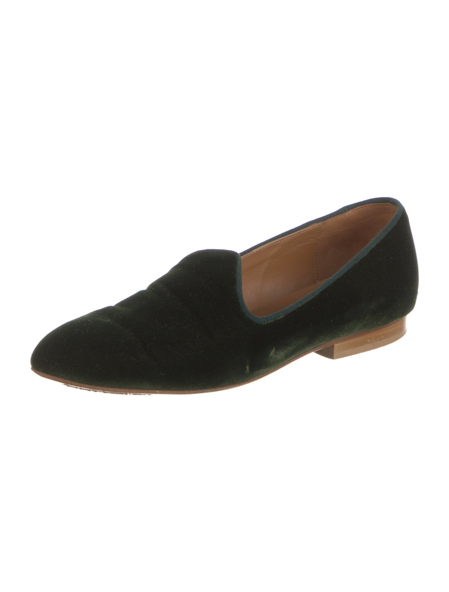 Le Monde Beryl Velvet Loafers