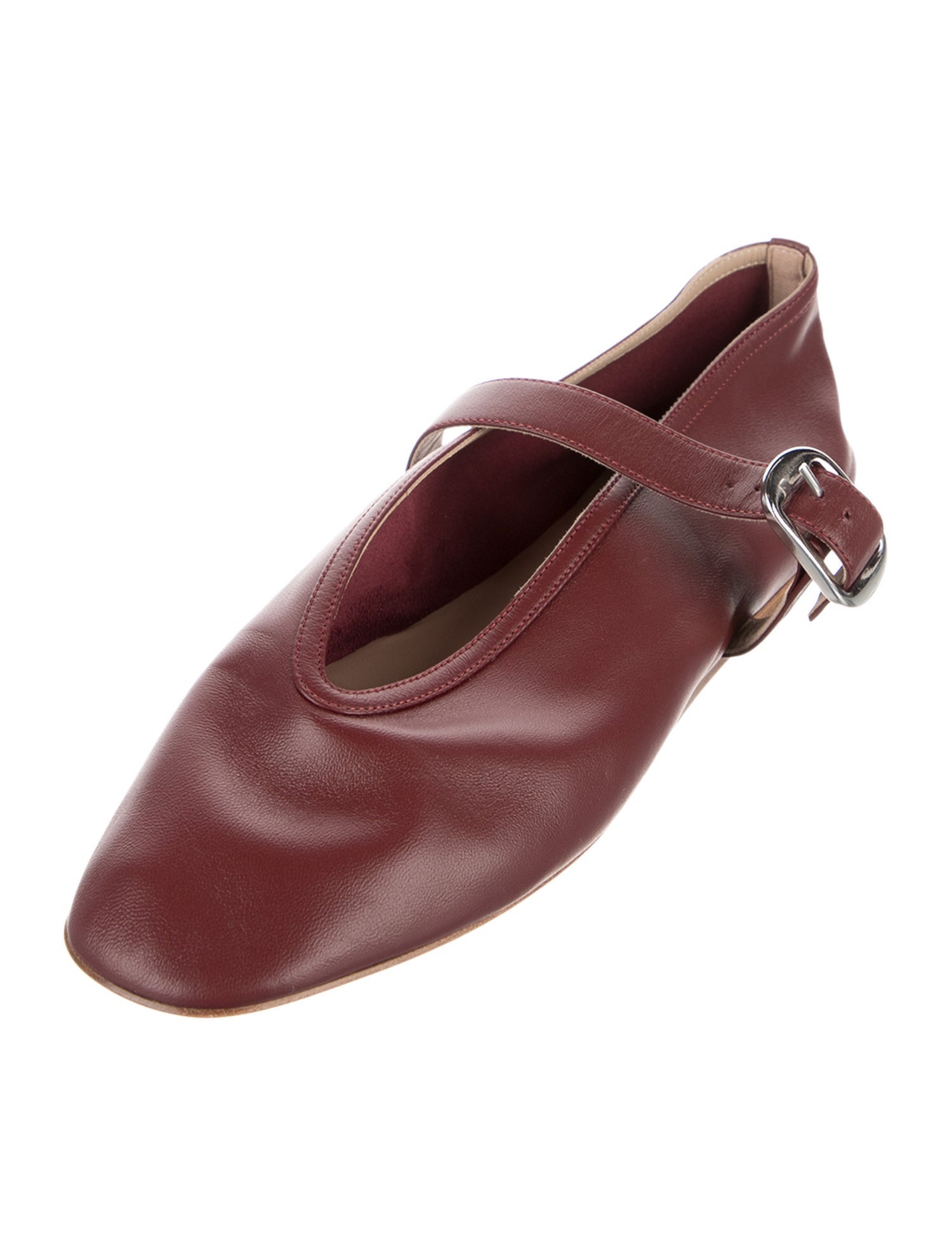 Le Monde Beryl Leather Ballet Flats